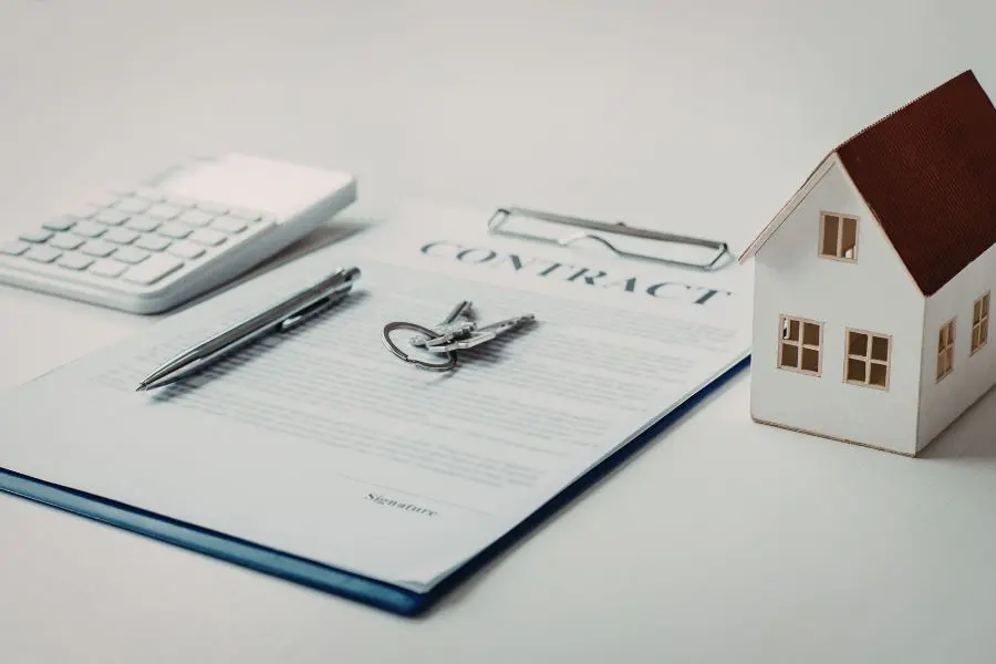 A contract for the purchase of a home